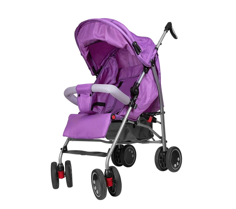 Baby Stroller Compact Fold - Purple Black - obrazek 1